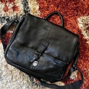 Leather LL Bean Messenger Bag